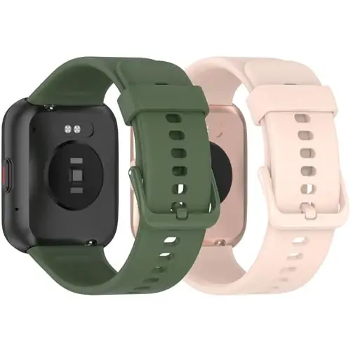 Spade Co Health Smartwatch 3 Bands for Women Men uchun mos, suv o'tkazmaydigan silikon tasma Tez chiqariladigan bilaguzuklar sozlanishi almashtirish tasmasi - CHOFIT