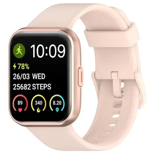 Spade Co Health Smartwatch 3 Bands for Women Men uchun mos, suv o'tkazmaydigan silikon tasma Tez chiqariladigan bilaguzuklar sozlanishi almashtirish tasmasi - 4