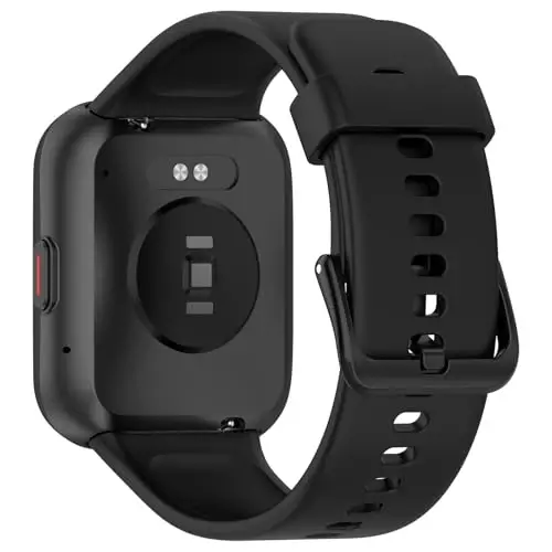 Compatible with Spade Co Health Smartwatch 3 Bands for Women Men,Waterproof Silicone Band Quick Release Wristbands Adjustable Replacement Strap - 5
