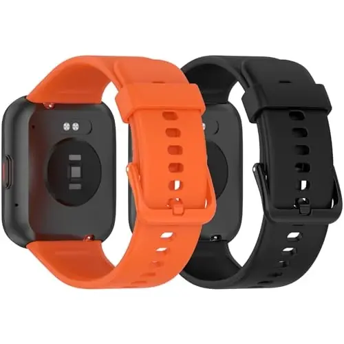 Compatible with Spade Co Health Smartwatch 3 Bands for Women Men,Waterproof Silicone Band Quick Release Wristbands Adjustable Replacement Strap - 1