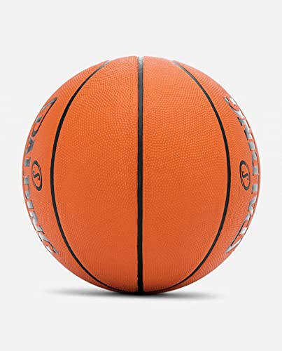 Spalding - Silver Series - Basketball Ball - Size 7 - Basketball - Certified Ball - Material Anti-Slip - Excellent Grip - Perfect for Indoor - Rubber Ball - 3