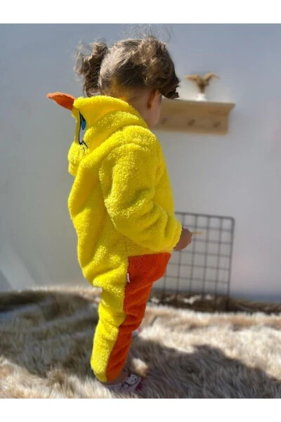 Спальный мешок для младенцев Welsoft из плюша унисекс с молнией на зиму, с изображением утки - 3