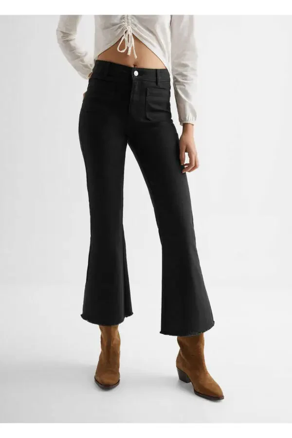Spanish Flare Pocket Jeans - 5