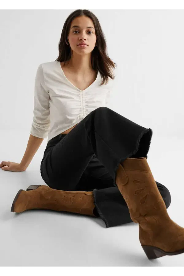 Spanish Flare Pocket Jeans - 6