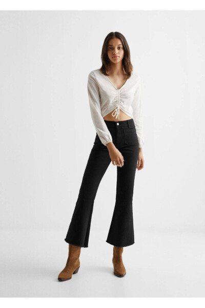 Spanish Flare Pocket Jeans - MANGO TEEN (1)