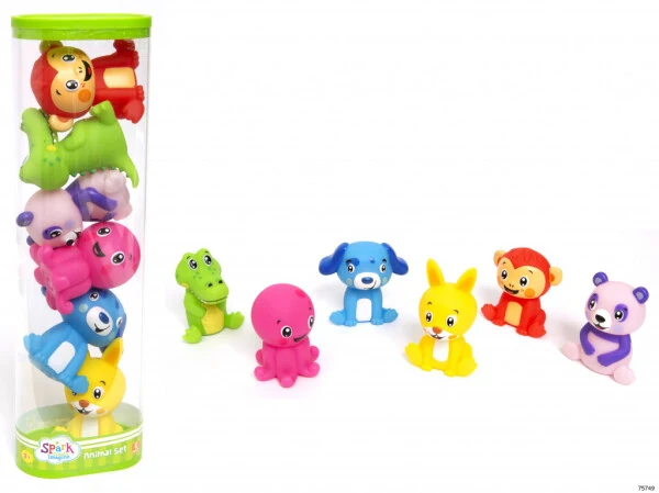 Spark Create Imagine 6-Piece Plastic Animal Figure Child’s Play Set. - Modazone