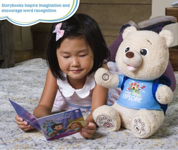 Spark Create Imagine Interactive Learning Bear, 8 ta hikoya aytib beradi, 6 ta qo'shiq aytadi, Chaqaloq va yosh bolalar uchun o'yinchoqlar. - 7