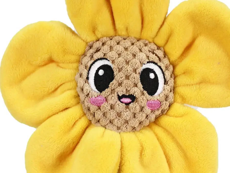 Spark Create Imagine Learning Bilingual Talking and Dancing Plush Sunflower, 14 inch, Light Features, Repeats What You Say - 4