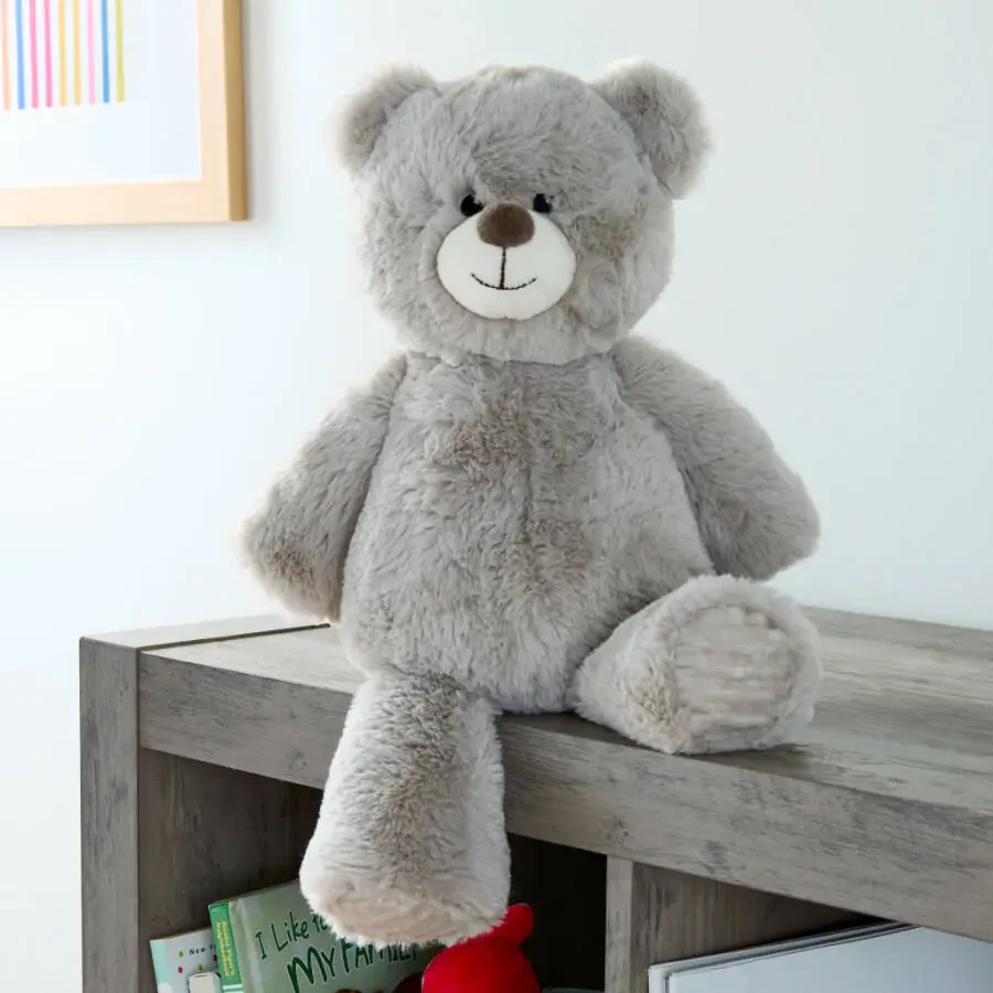 Spark Create Imagine Soft Bear Plush with Beans, 17 in, 0+ - 2