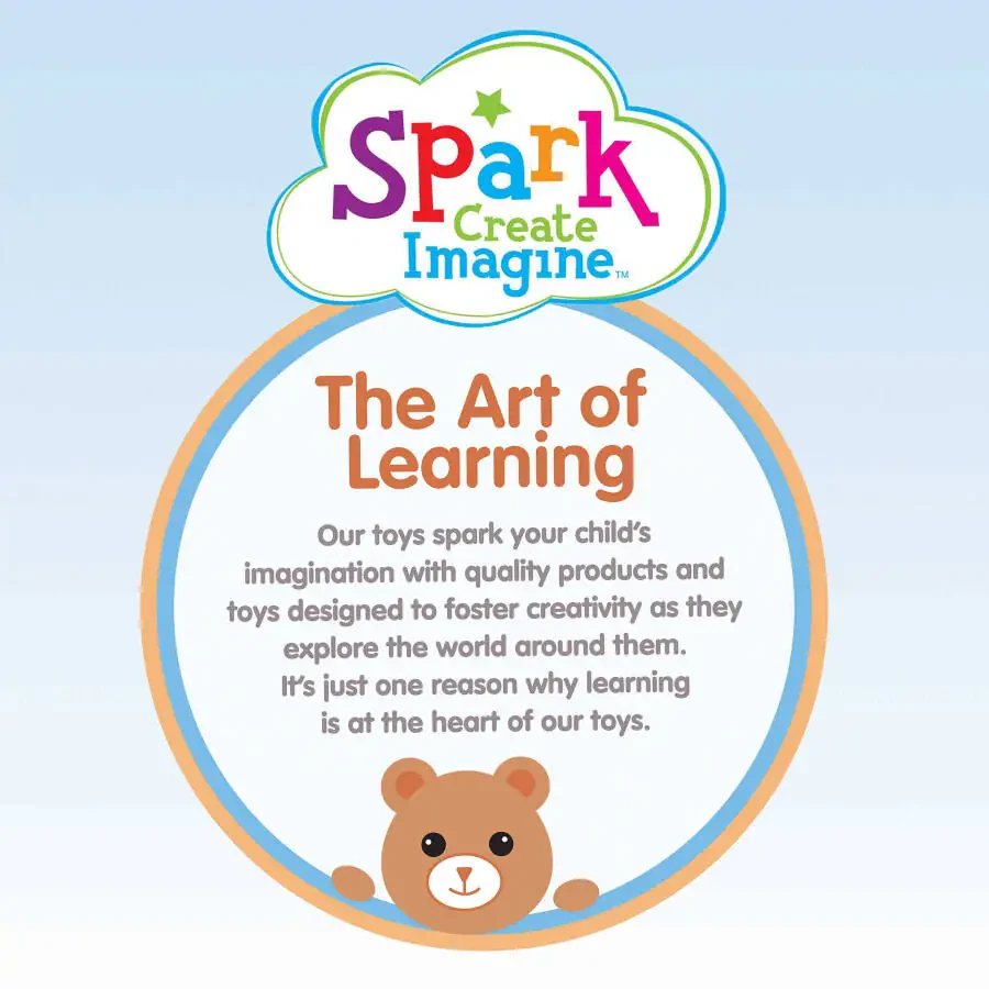 Spark Create Imagine Yumshoq Quyon Peluş, Pushti, har qanday yosh uchun - 5