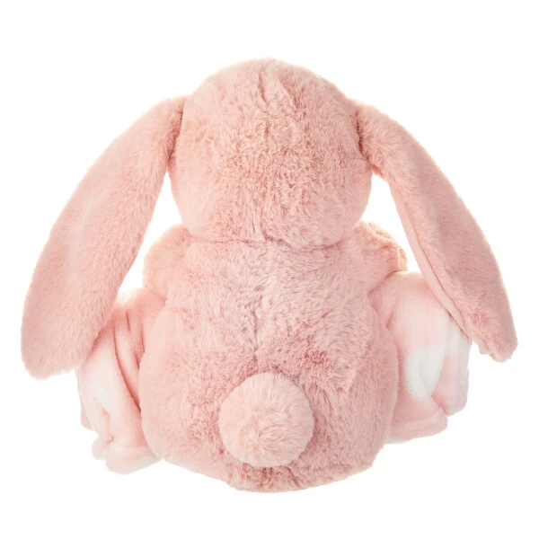 Spark Create Imagine Soft Bunny Plush, Pink for all ages- - 3