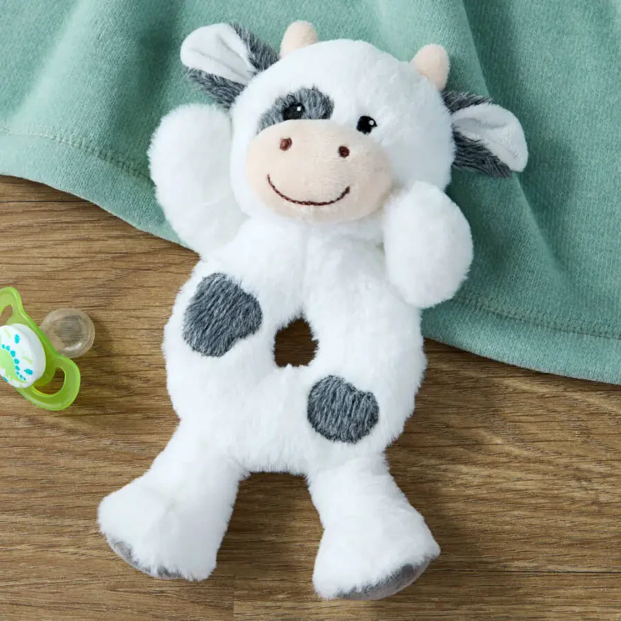 Spark Create Imagine Plush Cow Rattle, 0+ - 2