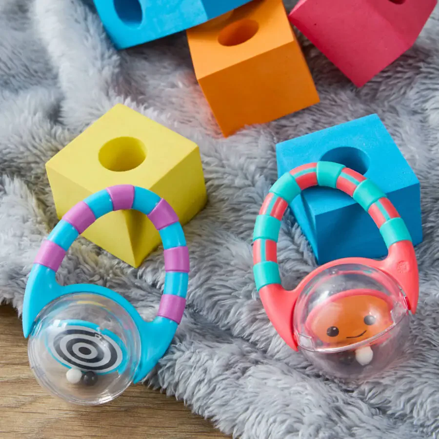 Spark.Create.Imagine. Baby Rattles, 2 Count - 2