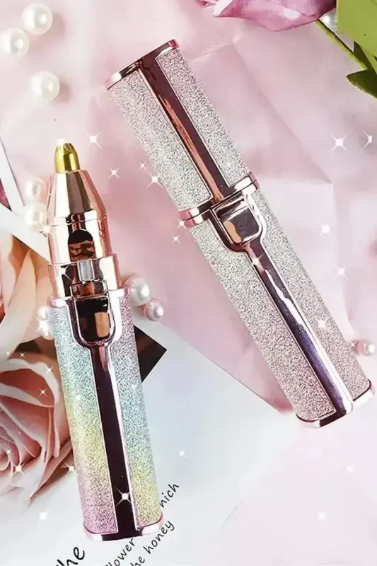 Sparkling Facial Eyebrow Epilator Hair Eyebrow Mustache Hair Removal Tool Epilation Shaving Machine 2 Pack Gift - 5