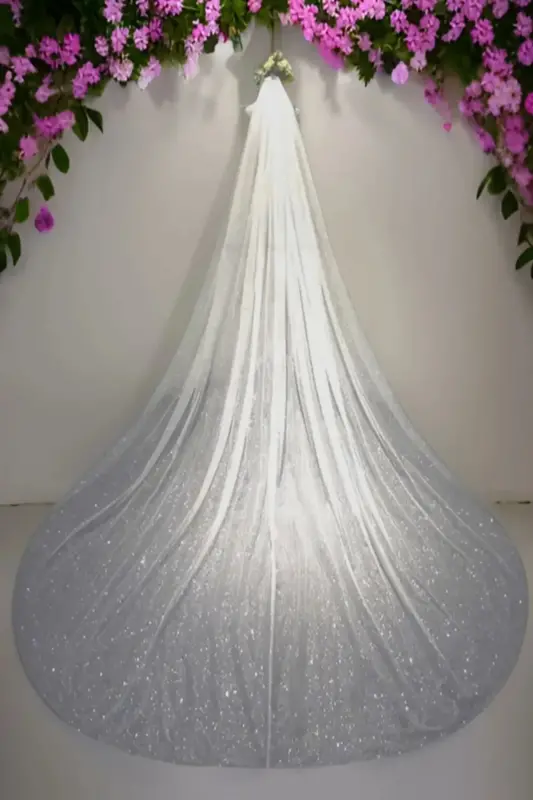 Sparkly Veil 3 Meters - Shine with Sparkling Veil - JETDUKKAN