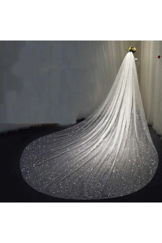 Sparkly Veil 3 Meters - Shine with Sparkling Veil - Modazone