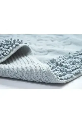 Special 2-Piece Ottoman Pattern Cotton Toilet Seat Set Gray-Gray - 4