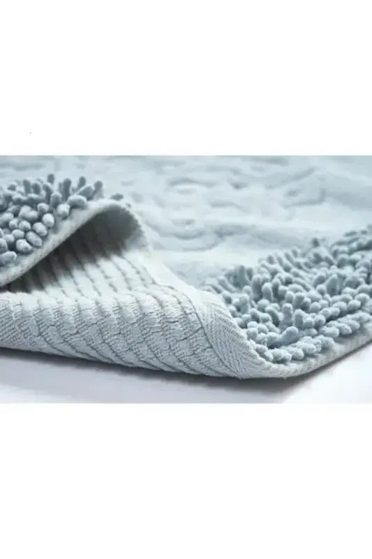 Special 2-Piece Ottoman Pattern Cotton Toilet Seat Set Gray-Gray - 4