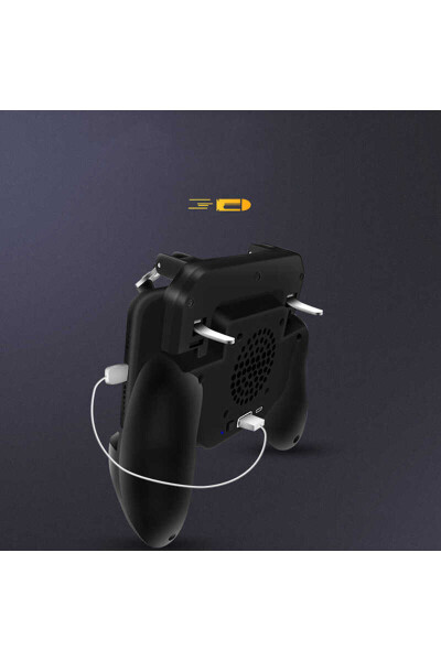 Special Cooling Fan (2000 Mah) Phone Holder Mobile Game Gamepad Attachment ((4.6 - 6.5 inch Compatible)) - 5