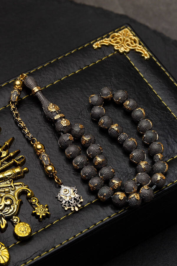 Special design, high quality silver prayer beads for men. - 10