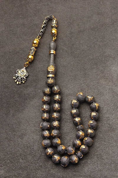 Special design, high quality silver prayer beads for men. - 13