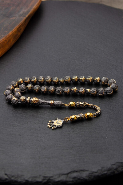 Special design, high quality silver prayer beads for men. - 14