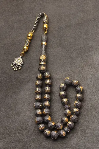 Special design, high quality silver prayer beads for men. - 3