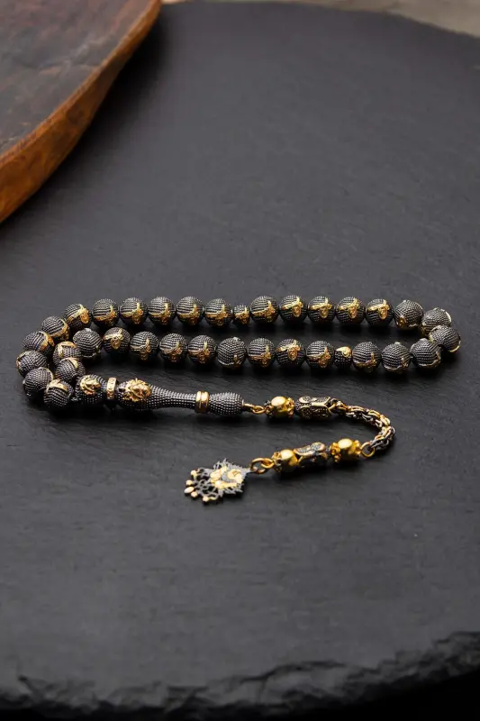 Special design, high quality silver prayer beads for men. - 4