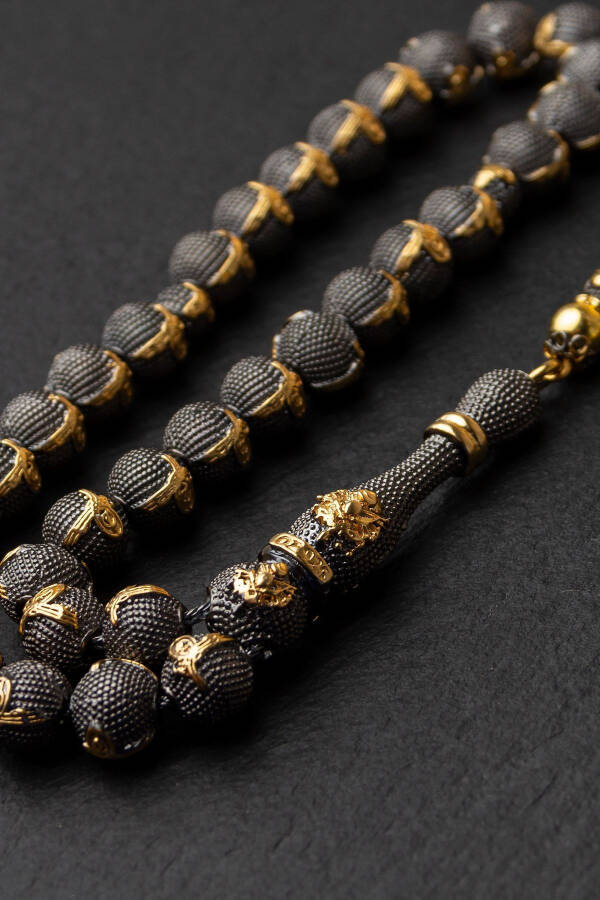 Special design, high quality silver prayer beads for men. - 3