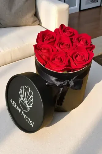 Special Gift Rose Box Red Gift Flower Birthday Friend Husband Daughter Anniversary Lover - 1