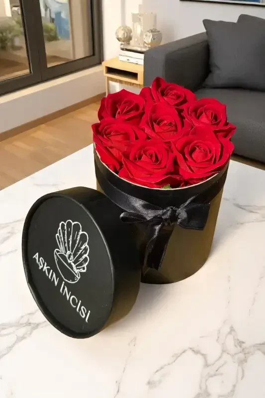 Special Gift Rose Box Red Gift Flower Birthday Friend Husband Daughter Anniversary Lover - 3