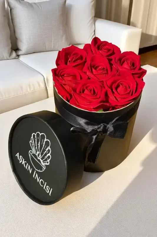 Special Gift Rose Box Red Gift Flower Birthday Friend Husband Daughter Anniversary Lover - 4