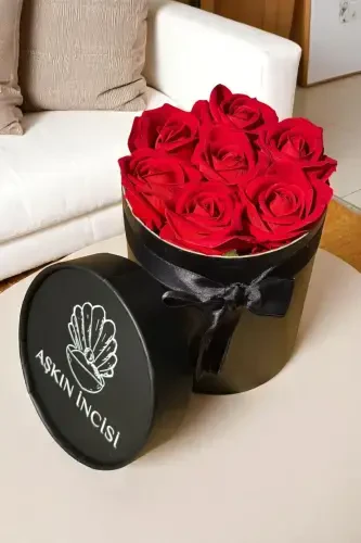 Special Gift Rose Box Red Gift Flower Birthday Friend Husband Daughter Anniversary Lover - 6