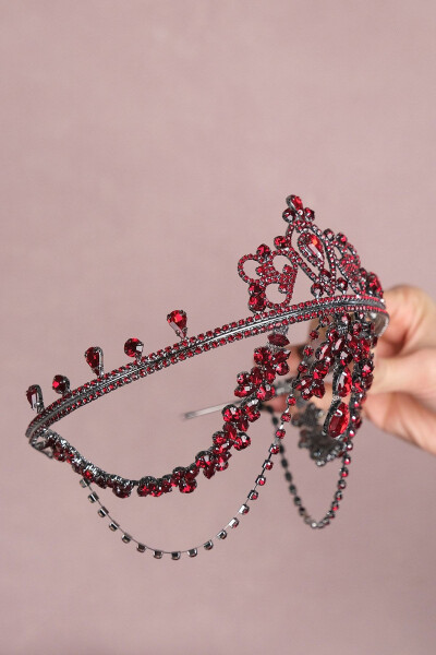 Special Hürrem Tassel Bridal Headband for the Most Beautiful Brides - Other Hair Accessories - 2