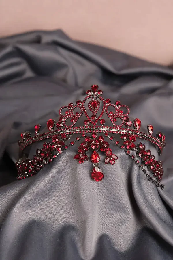 Special Hürrem Tassel Forehead Bridal Henna Crown for the Most Beautiful Brides – Other Hair Accessories - 6