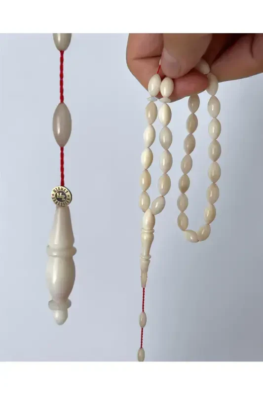 Специальная письменная, специальная коробочка Narçıl Tasbih, мастерская подпись, мужской подарок с сертификатом, именной-белый narçıl kırık beyazi - 6