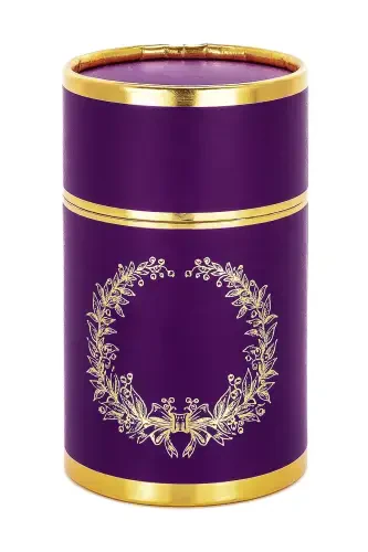 Специальный Набор для молитвы в цилиндрической коробке Фиолетовый-Фиолетовый - IHVAN ONLINE (1)