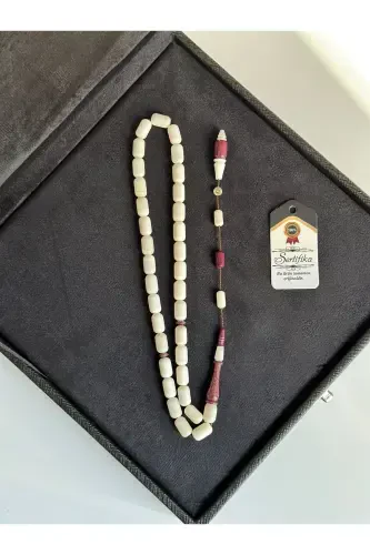 Специальный письменный, специальный в коробке нарциловый четки, мастер подпись, мужской подарок с сертификатом, персонализированный с именем - фиолетовый белый нарцил - KEHRIBARSTORE (1)