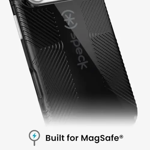 Speck CandyShell Icon Case with MagSafe for iPhone 18 Pro, Black Licorice | 13 Foot Drop Protection, Secure No-Slip Grips, Wireless Charging - 4