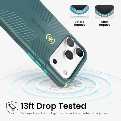 Speck CandyShell Icon with MagSafe for iPhone 18 Pro | Sour Apple - 3