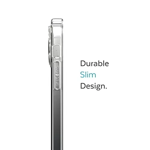 Speck Clear iPhone 14 Pro Case - Drop Protection with Scratch Resistant Dual Layer Slim Phone Case for 6.1 Inch iPhones 14 Pro Cases - Anti-Yellowing & Anti-Fade Case - GemShell - 3