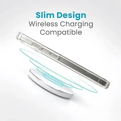 Speck Clear iPhone 15 Case - Slim, Drop Protection - for iPhone 15, iPhone 14 & iPhone 13 - Scratch Resistant, Anti-Yellowing, 6.1 Inch Phone Case - GemShell Clear - 5