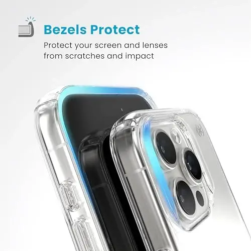 Speck Presidio Perfect Clear iPhone 16 Pro Case - Slim Phone Case - 6