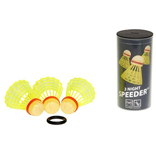 Speedminton Night 3Pk Speeder Tube Birdies для игр на открытом воздухе Speed Badminton/Crossminton - 1