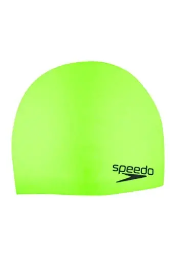 Speedo Elastomeric Solid Silicone Swim Cap - 1