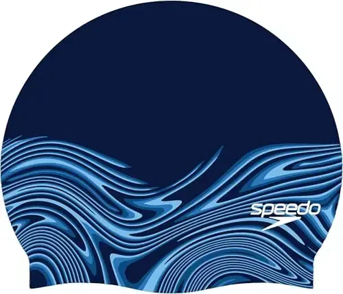 Speedo Elastomeric Solid Silicone Swim Cap - SPEEDO