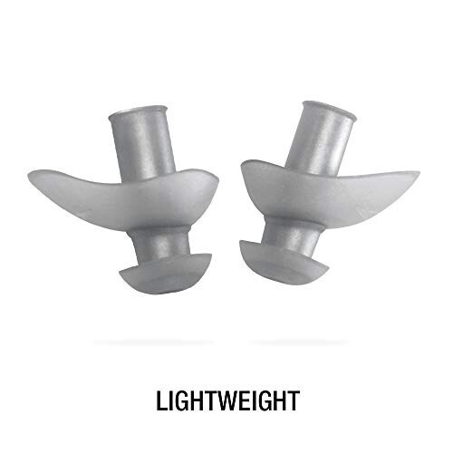 Speedo Unisex-Adult Swim Training Ergo Ear Plugs Silver, 1 Pair (Pack of 1) - 3