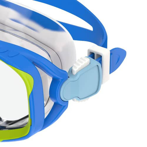 Speedo Unisex-child Swim Snorkel Dive Mask Anti-Fog with Nose Cover Adventure Series - 5