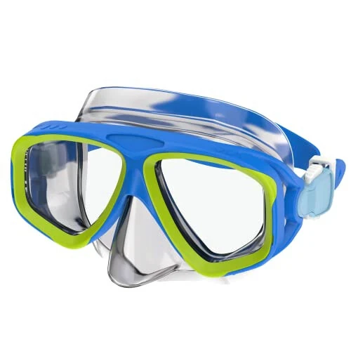 Speedo Unisex-child Swim Snorkel Dive Mask Anti-Fog with Nose Cover Adventure Series - Speedo