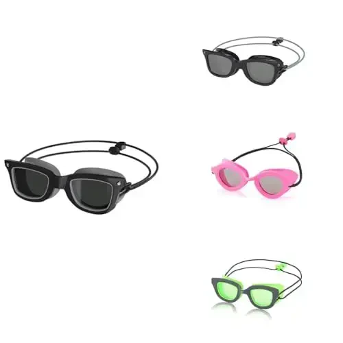 Speedo Swim Goggles Sunny G Family Pack, Dark Shades 